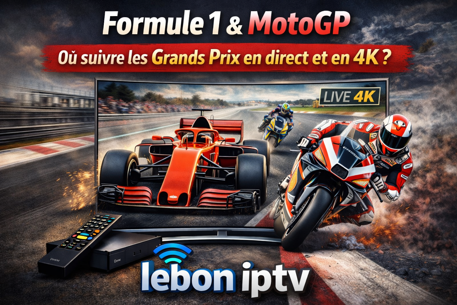 Formule 1 et MotoGP : Où suivre les Grands Prix en direct et en 4K ?